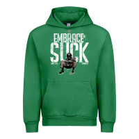 Emerald EMBRACE THE SUCK VINTAGE Urban Hoodie - linhVisuals