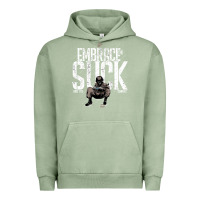 Pigment Oil Green EMBRACE THE SUCK VINTAGE Urban Hoodie - linhVisuals