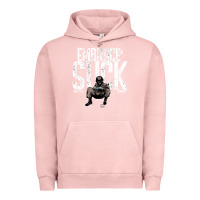 Pigment Salmon EMBRACE THE SUCK VINTAGE Urban Hoodie - linhVisuals