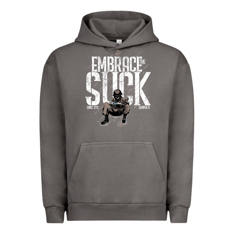 Embrace The Suck Vintage Urban Hoodie by linhVisuals | Teevron