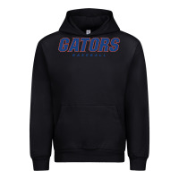 Black GATORS BASEBALL Urban Hoodie - linhVisuals