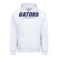 White GATORS BASEBALL Urban Hoodie - linhVisuals