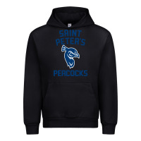Black #st peters peacocks Urban Hoodie - linhVisuals