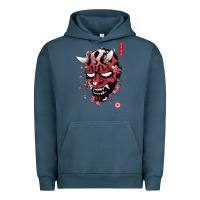 Pigment Midnight Navy darth oni Urban Hoodie - linhVisuals