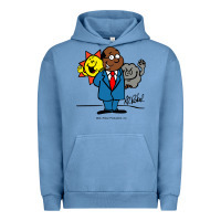 Pigment Pebble Blue al roker Urban Hoodie - linhVisuals
