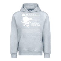Heather Grey alan jackson ugly christmas [tb] Urban Hoodie - linhVisuals