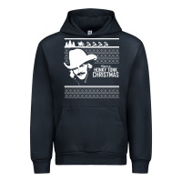 Navy alan jackson ugly christmas [tb] Urban Hoodie - linhVisuals