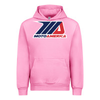 Fuchsia Pink motoamerica Urban Hoodie - linhVisuals