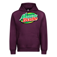 Mauve Wine #mountain dude Urban Hoodie - linhVisuals