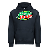Navy #mountain dude Urban Hoodie - linhVisuals