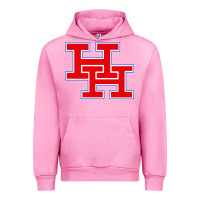 Fuchsia Pink herbert hoover high school (west virginia) Urban Hoodie - linhVisuals