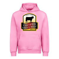 Fuchsia Pink angus beef Urban Hoodie - linhVisuals