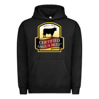 Pigment Black angus beef Urban Hoodie - linhVisuals