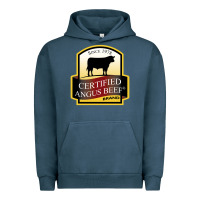 Pigment Midnight Navy angus beef Urban Hoodie - linhVisuals