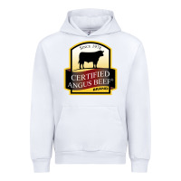 White angus beef Urban Hoodie - linhVisuals