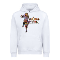White Jethro Tull Urban Hoodie - linhVisuals