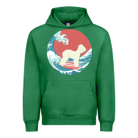 Emerald bedlington terrier t  shirt bedlington terrier gifts   ocean waves sur Urban Hoodie - linhVisuals
