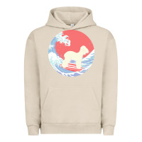 Pigment French Oak bedlington terrier t  shirt bedlington terrier gifts   ocean waves sur Urban Hoodie - linhVisuals