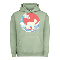 Pigment Oil Green bedlington terrier t  shirt bedlington terrier gifts   ocean waves sur Urban Hoodie - linhVisuals