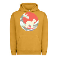 Pigment Peanut Butter bedlington terrier t  shirt bedlington terrier gifts   ocean waves sur Urban Hoodie - linhVisuals