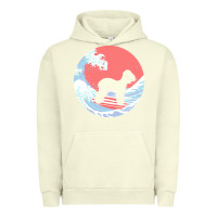 Pigment Pistachio bedlington terrier t  shirt bedlington terrier gifts   ocean waves sur Urban Hoodie - linhVisuals