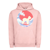 Pigment Salmon bedlington terrier t  shirt bedlington terrier gifts   ocean waves sur Urban Hoodie - linhVisuals