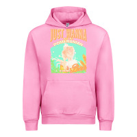 Fuchsia Pink pommeranian t  shirt dog owner, just wanna pet my pommeranian & drink Urban Hoodie - linhVisuals