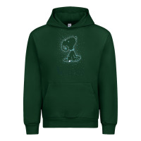 Forest Green s.n.o.o.p.y stars Urban Hoodie - linhVisuals