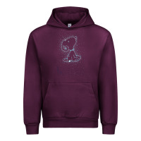 Mauve Wine s.n.o.o.p.y stars Urban Hoodie - linhVisuals