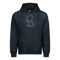 Navy s.n.o.o.p.y stars Urban Hoodie - linhVisuals