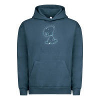 Pigment Midnight Navy s.n.o.o.p.y stars Urban Hoodie - linhVisuals