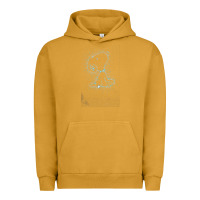 Pigment Peanut Butter s.n.o.o.p.y stars Urban Hoodie - linhVisuals