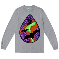 Halloween Bat  Teardrop Long Sleeve Tee | Teevron