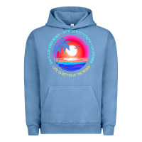 Pigment Pebble Blue san elijo state beach t  shirt san elijo state beach, encinitas, calif Urban Hoodie - linhVisuals