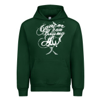 Forest Green brain cancer t  shirt cancer can kiss my ass! brain ( gray ribbon) t Urban Hoodie - linhVisuals
