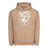 Pigment Burro brain cancer t  shirt cancer can kiss my ass! brain ( gray ribbon) t Urban Hoodie - linhVisuals