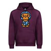 Mauve Wine baby milo bape camo Urban Hoodie - linhVisuals