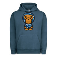 Pigment Midnight Navy baby milo bape camo Urban Hoodie - linhVisuals