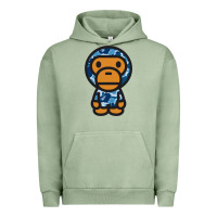 Pigment Oil Green baby milo bape camo Urban Hoodie - linhVisuals