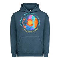 Pigment Midnight Navy bal harbour t  shirt bal harbour, miami  dade county, florida t  shirt Urban Hoodie - linhVisuals