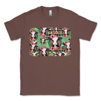 Chestnut baby cow floral aztec background Classic Tee - Jasminsmagicworld