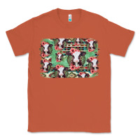 Copper baby cow floral aztec background Classic Tee - Jasminsmagicworld