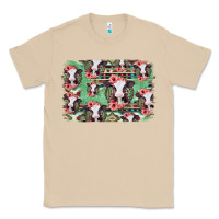Mushroom baby cow floral aztec background Classic Tee - Jasminsmagicworld
