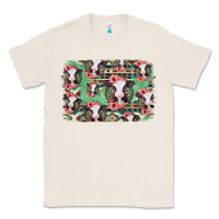 Natural baby cow floral aztec background Classic Tee - Jasminsmagicworld