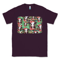 Plum baby cow floral aztec background Classic Tee - Jasminsmagicworld
