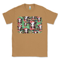 Toasted Coconut baby cow floral aztec background Classic Tee - Jasminsmagicworld