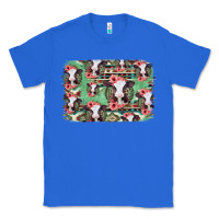 True Royal baby cow floral aztec background Classic Tee - Jasminsmagicworld
