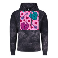 Cloud Black valentines day lock and key seamless pattern Vintage Hoodie - BundleAndBundleShop