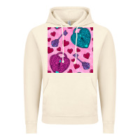 Vintage Artic valentines day lock and key seamless pattern Vintage Hoodie - BundleAndBundleShop