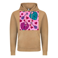 Vintage Camel valentines day lock and key seamless pattern Vintage Hoodie - BundleAndBundleShop
